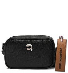 Torebka listonoszka KARL LAGERFELD czarna 