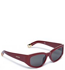 Okulary JACQUEMUS czerwone damskie Przeciwsłoneczne