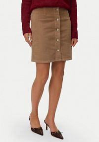 Spódnica mini Vero Moda beżowa 