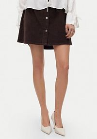 Spódnica mini Vero Moda brązowa 