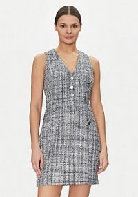 Sukienka koktajlowa Guess szara 