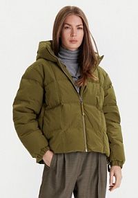 Kurtka puchowa United Colors Of Benetton zielona damska 