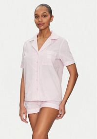 Piżama Guess różowa damska 