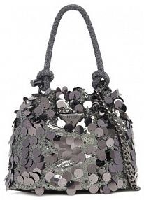 Torebka wieczorowa Guess srebrna 