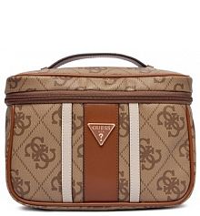 Kosmetyczka Guess beżowa 