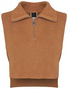 Komin PINKO brązowy damski 