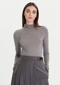 Sweter Calvin Klein szary damski 