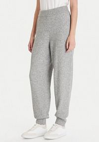 Spodnie dresowe Calvin Klein Underwear szare damskie 