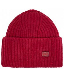 Czapka zimowa Tommy Hilfiger czerwona damska 