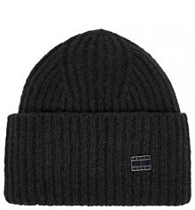 Czapka zimowa Tommy Hilfiger czarna damska 