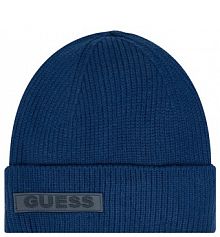 Czapka zimowa Guess granatowa damska 