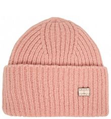 Czapka zimowa Tommy Hilfiger różowa damska 