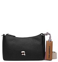 Torebka listonoszka KARL LAGERFELD czarna 