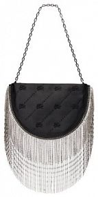 Torebka wieczorowa KARL LAGERFELD czarna 