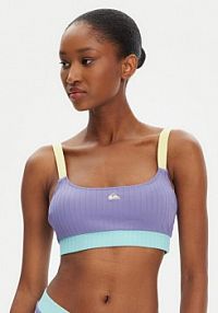 Strój kąpielowy Quiksilver niebieski Góra od bikini Bra Top EQWX303134