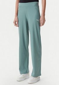 Spodnie dresowe Puma zielone damskie 
