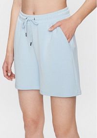 Szorty Moss Copenhagen niebieskie damskie Materiałowe