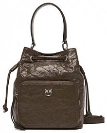 Worek PINKO brązowy Torebka