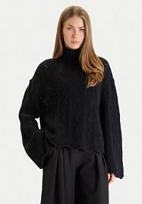 Golf TWINSET czarny damski 