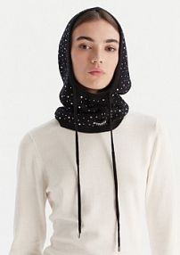 Komin PINKO czarny damski 