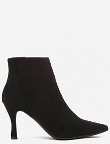 Czarne botki na Szpilce w Klasycznym Stylu Latariela ideal