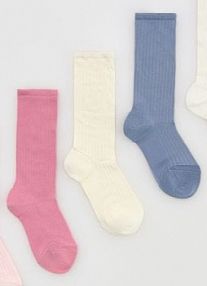 Skarpetki z wiskozą 5 pack Reserved różowe damskie 017FB-03X