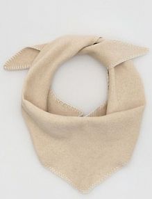 Szalik z dodatkiem wełny Reserved biały damski 050IJ-01M