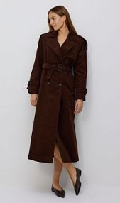 Skórzane baleriny Reserved czerwone 080FF-83X