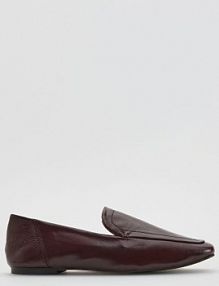 Skórzane loafersy Reserved czerwone 105FF-83X