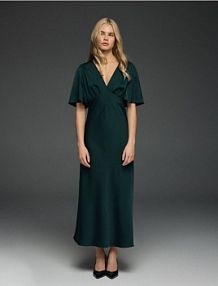 Sukienka maxi Reserved zielona 122GP-79X