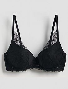 Modulowany biustonosz z fiszbinami Reserved czarny 145EZ-99X