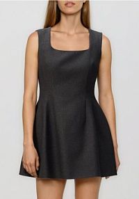 Sukienka mini Reserved szara 192HU-09M