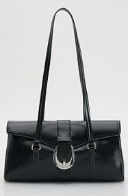 Torebka na ramię z ozdobną klamrą Reserved czarna 208FE-99X