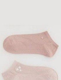 5-pack skarpetek z bawełną Reserved różowe damskie 234HQ-03X