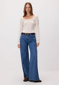 Sweter z wiskozą Reserved biały damski 269JJ-01X