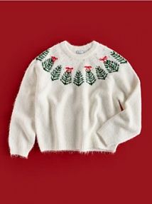 Sweter ze świątecznym wzorem Reserved biały damski 432HI-01X