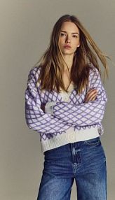 Kardigan ze strukturalnym wzorem Reserved 453HH-MLC