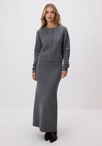 Kardigan z domieszką wełny Reserved szary 458HH-90X