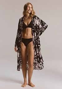 Siateczkowe majtki figi 3 pack Reserved czarne 466EZ-99X