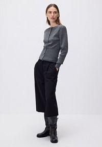 Kardigan z domieszką wełny Reserved szary 467HH-85M