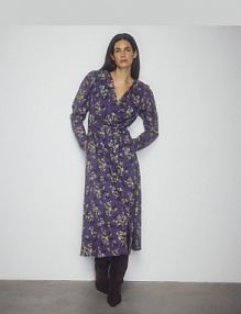 Sukienka midi w kwiaty Reserved 488GE-MLC