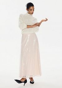 Sweter z wełną Reserved biały damski 489GE-01X