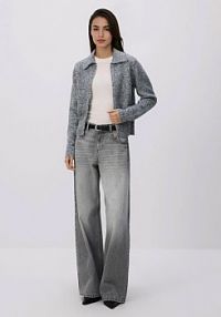 Kardigan z domieszką wełny Reserved szary 513HH-85M