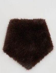 Szalik ze sztucznego futerka Reserved brązowy damski 544HO-89X