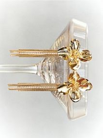 Długie kolczyki Reserved złote 549FD-GLD