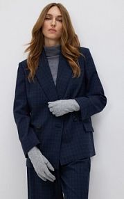 Rękawiczki z wełną Reserved szare damskie 553FE-90X