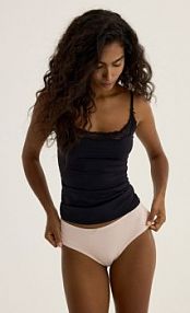 Majtki hipster z wiskozą 3 pack Reserved beżowe damskie 558EZ-08X