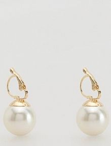 Kolczyki z imitacją perły Reserved białe 559FD-00X