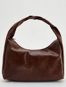 Torebka z imitacji skóry Reserved brązowa 573FC-82X