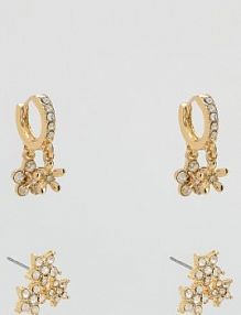 Zestaw kolczyków Reserved złote 576FD-GLD